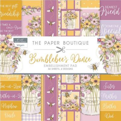 The Paper Boutique Bumblebee's Dance Designpapier - Embellishments Pad